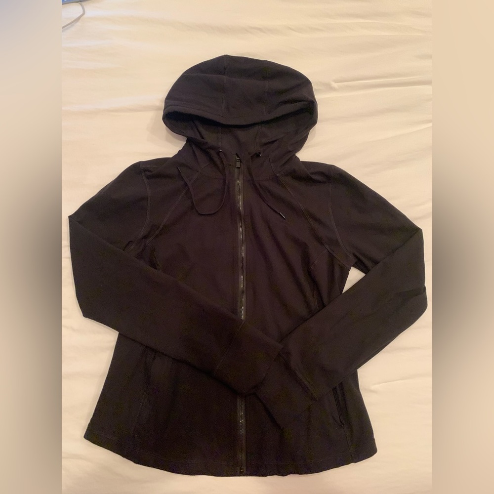 Yogalicious black zip up hoodie size xl